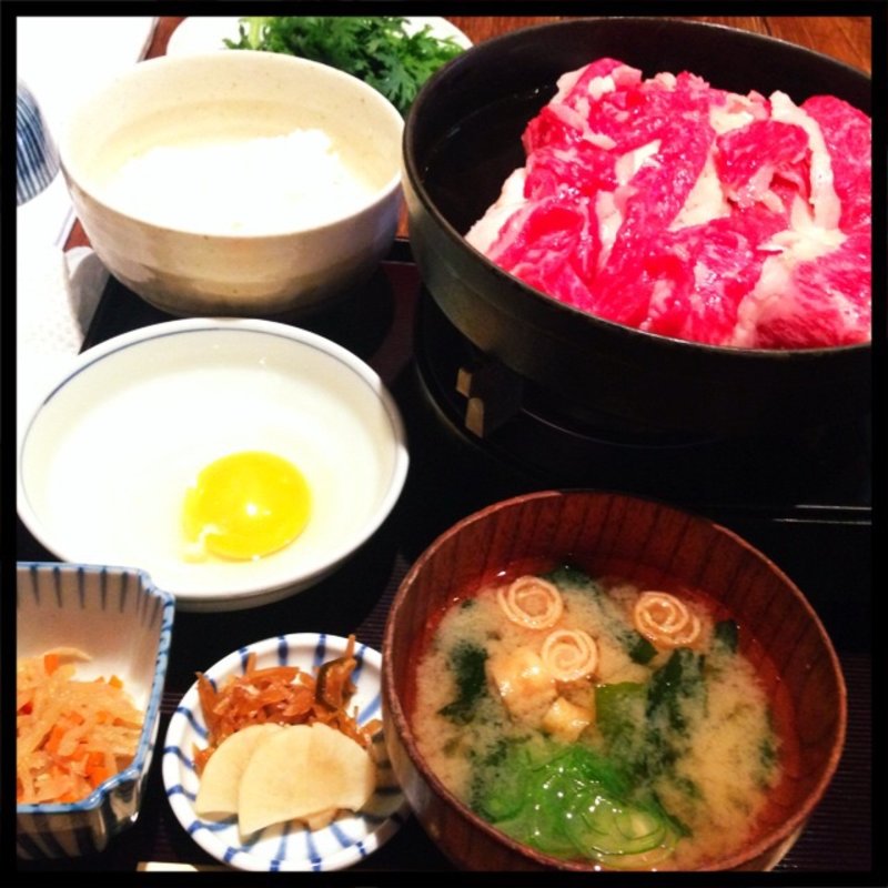 特選和牛のすき焼き(料理屋　三船 )