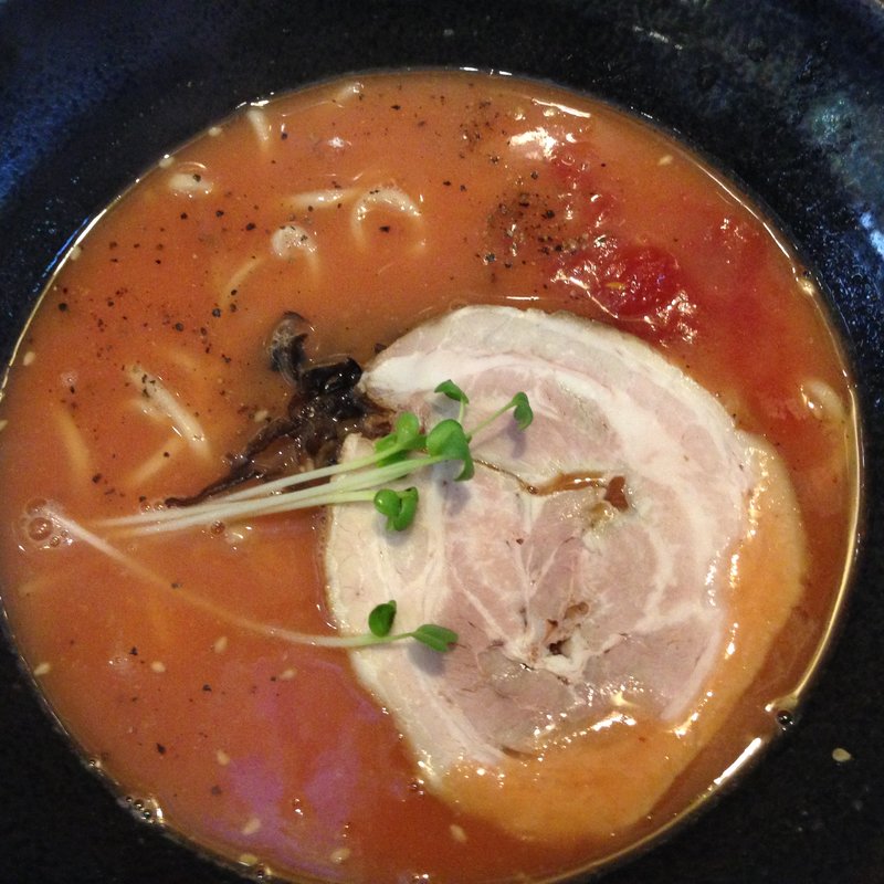 和風トマトらーめん(らーめん　玉彦)