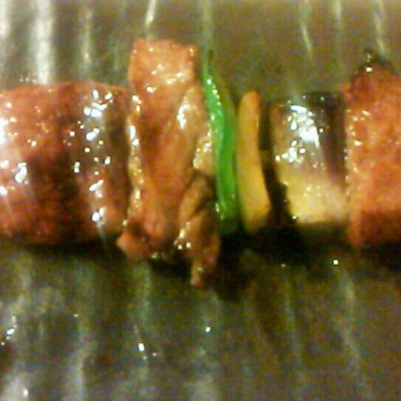 牛バラ(炭火焼きとり くぼ)