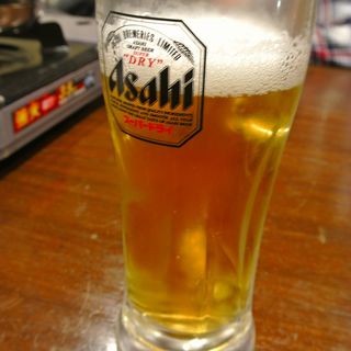生ビール(おうちゃんの焼鳥)
