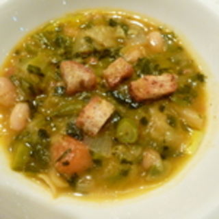 白インゲン豆と野菜のスープ(ダノイ 日本橋 （DA Noi）)