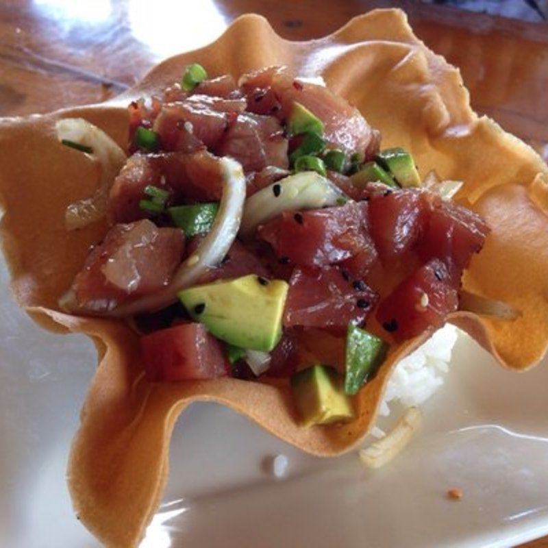 Ahi Poke w/Avocado(LuLu’s Waikiki)