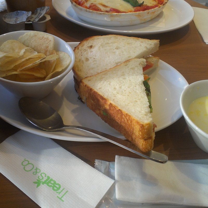 サーモンサンドイッチプレート(トリーツアンドカンパニー （Treats＆Ｃｏ.）)