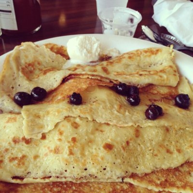 blueberry crepes(Pancakes & Waffles)