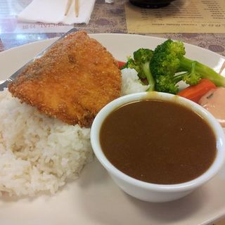 Salmon curry katsu(Curry King and Ramen)