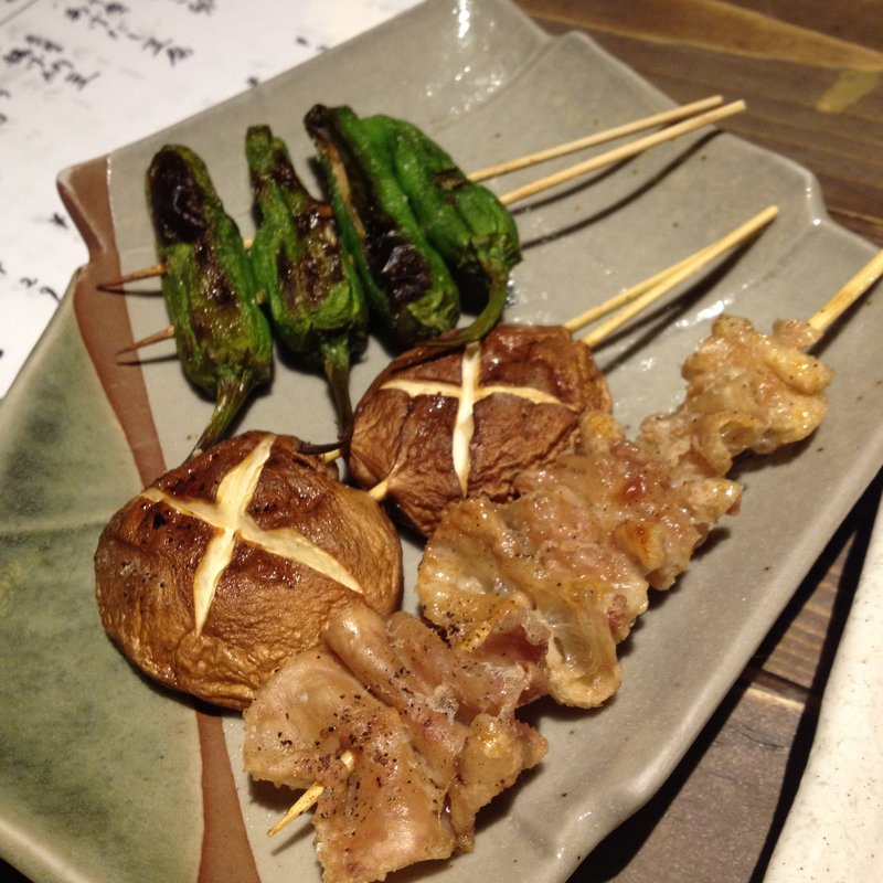 串焼き3種類(焼き鳥とおばんざい コテツ)