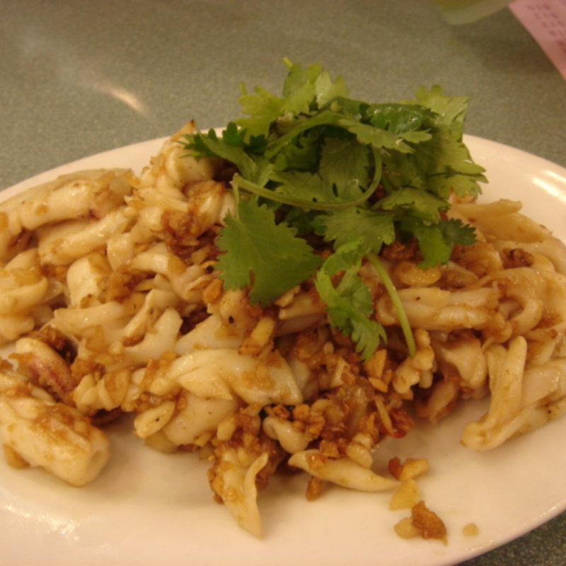 いかのガーリック炒め(金枕頭泰國餐廳)