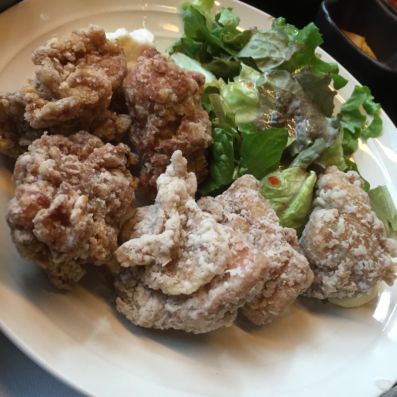 欲張り2種の唐揚げ定食(串焼専門 佐五右衛門)