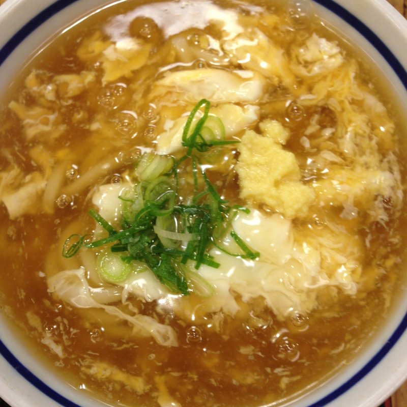 玉子あんかけ(うどん 兎麦 umugi)