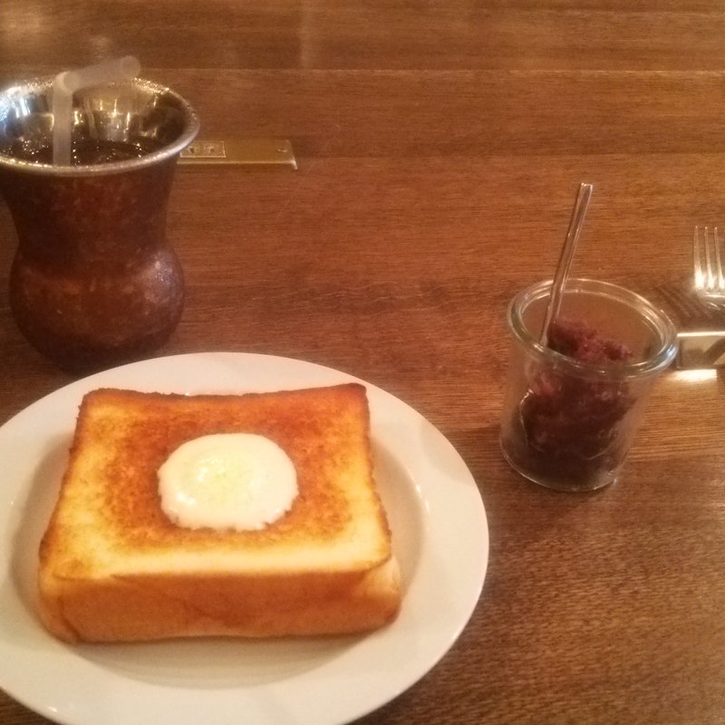 小倉トースト(カフェ マメヒコ 公園通り店 )