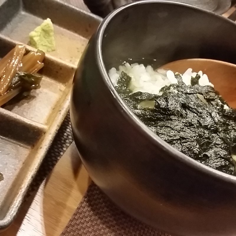 お茶漬け(路地裏酒場 とんぼ)