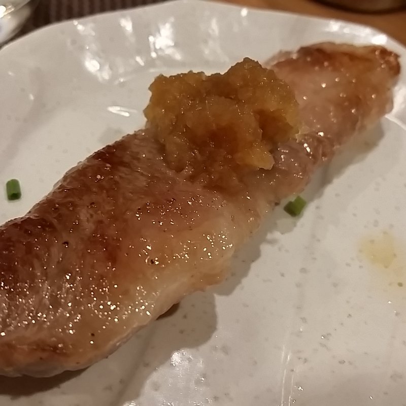 上カルビおろしポン酢(路地裏酒場 とんぼ)