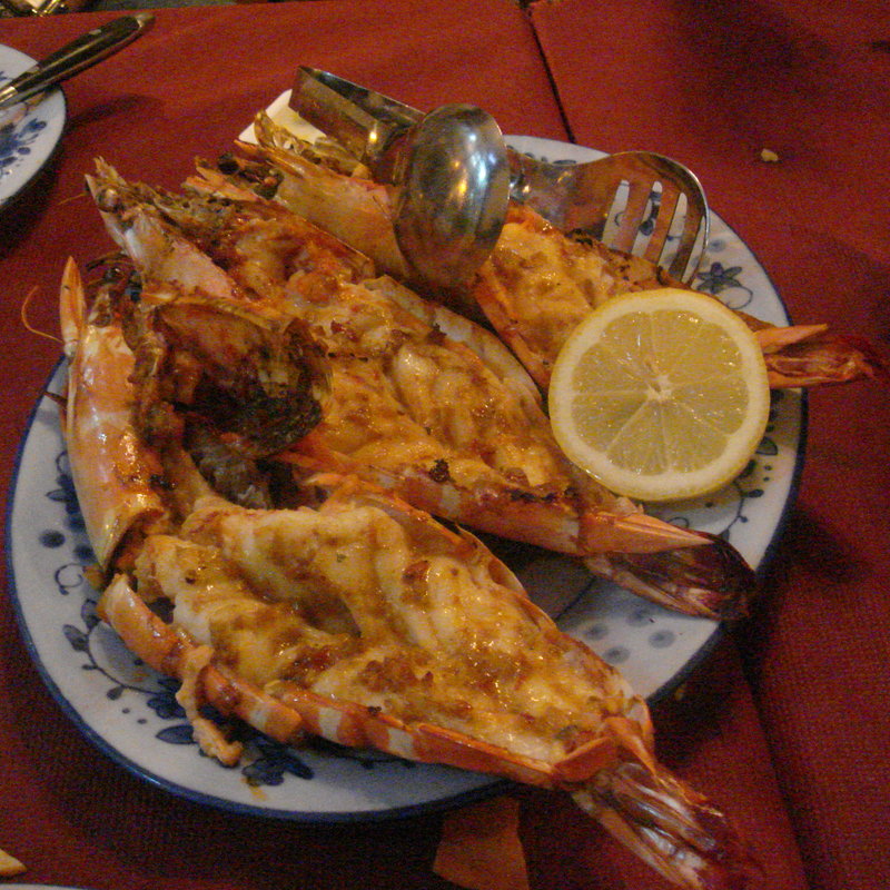 海老のスパイシー焼き(葡國美食天地)