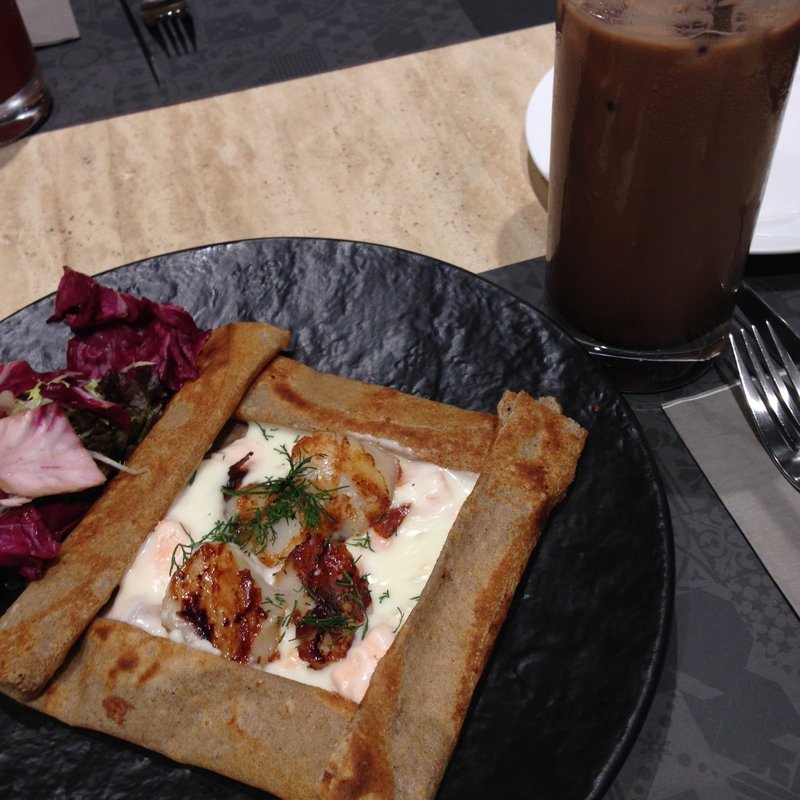 シーフードのクレープ(agnès b. LE PAIN GRILLÉ)