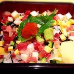 海鮮重とおうどんのセット(吉祥 池袋西武店 （きっしょう）)