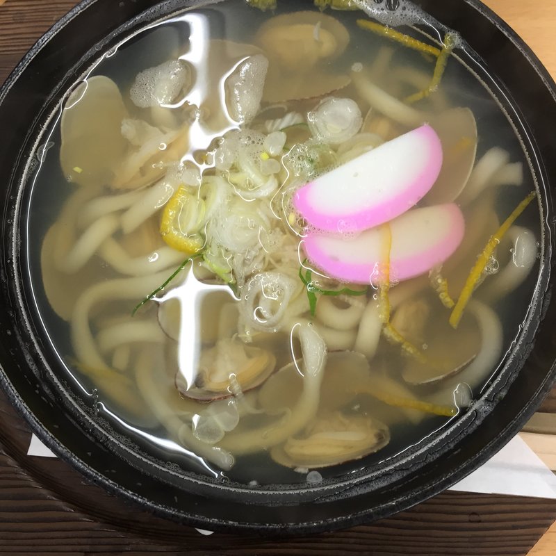 あさりうどん(するめや)