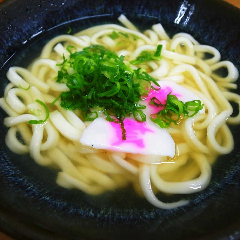 冷やしかけうどん(資さんうどん 魚町店)