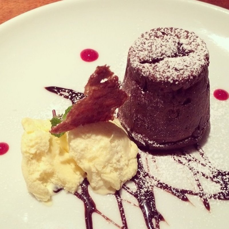 フォンダンショコラ(イタリアンダイニング ペスカ なんば店)