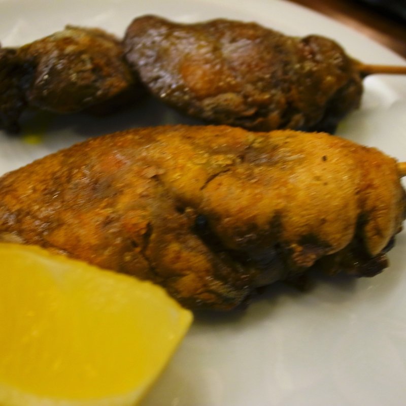 肝焼き(鶏料理 なが田 （とりりょうり・ながた）)