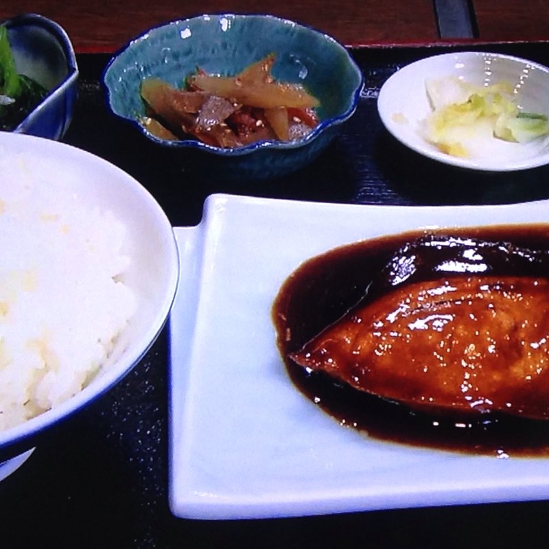 ブリの炙り定食(であい )