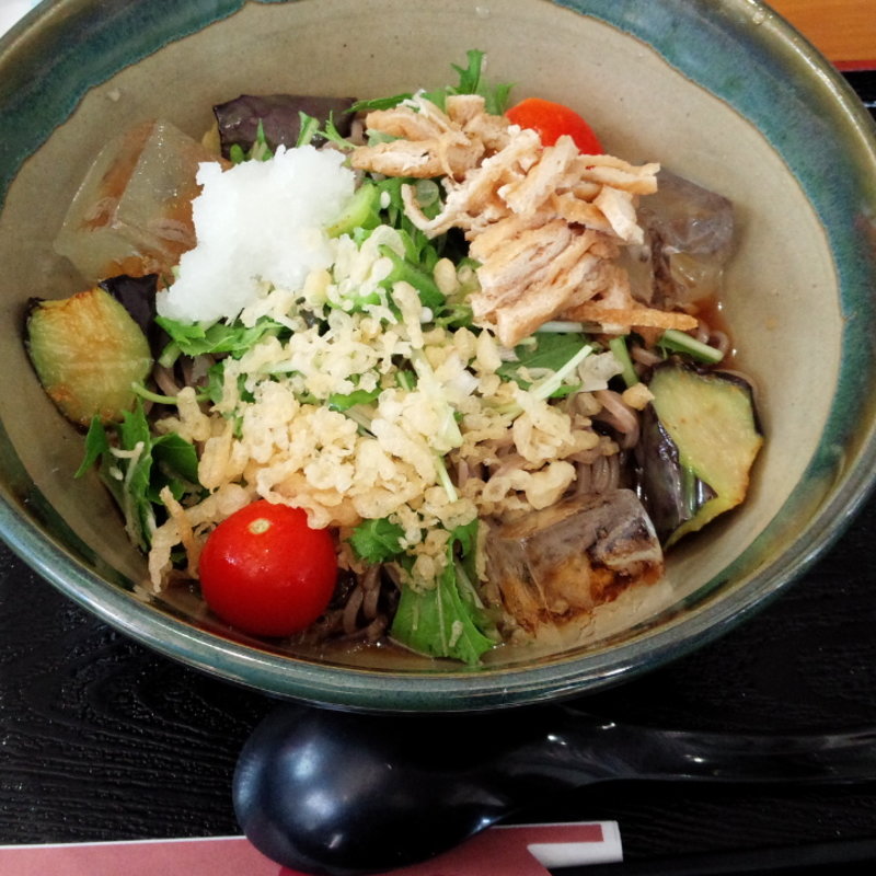 冷やし夏野菜そば(藤橋庵 （ふじはしあん）)