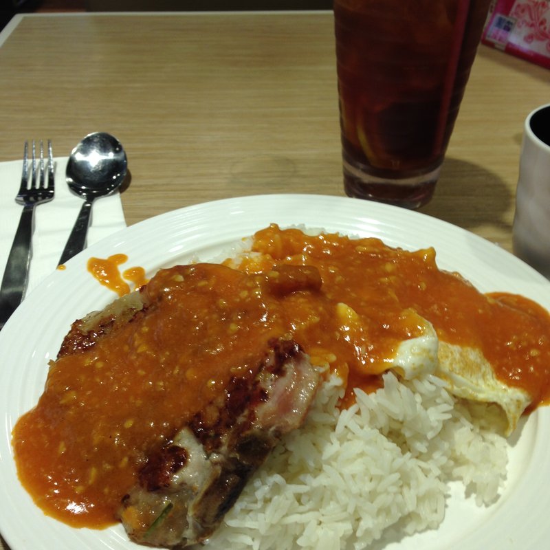 ガーリックステーキごはん(源記燒味粉麵茶餐廳)