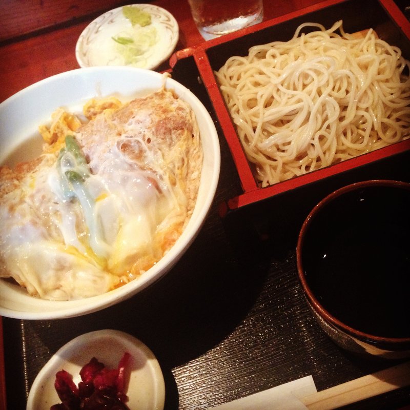 カツ丼、そばセット(す奈ば 東新宿店)