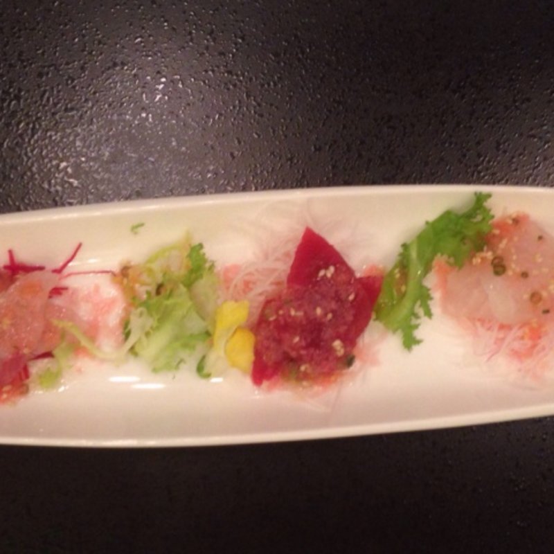 海の幸のサラダ仕立て　カルパッチョスタイル(八芳園 )