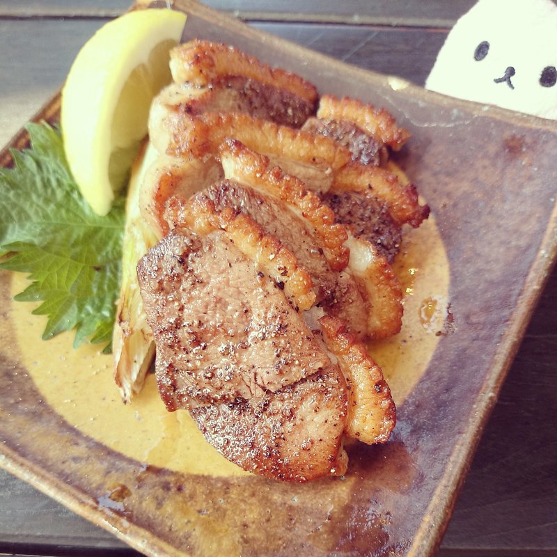 厚切り鴨ロース肉の炙り焼き(松原庵)