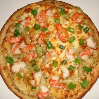 Shrimp Scampi Pizza(Lomeli's Italian Restaurant)