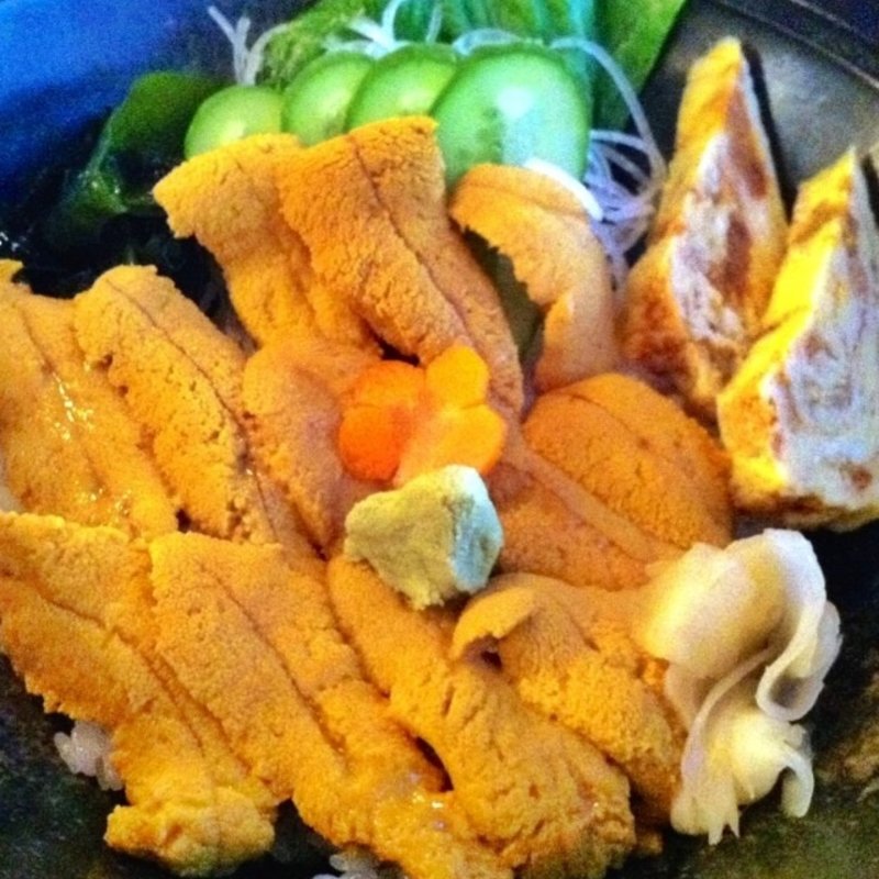 Uni bowl w egg omelette(Maruhide Uni Club )