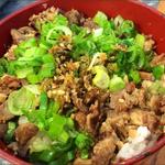 Spicy chashu pork rice