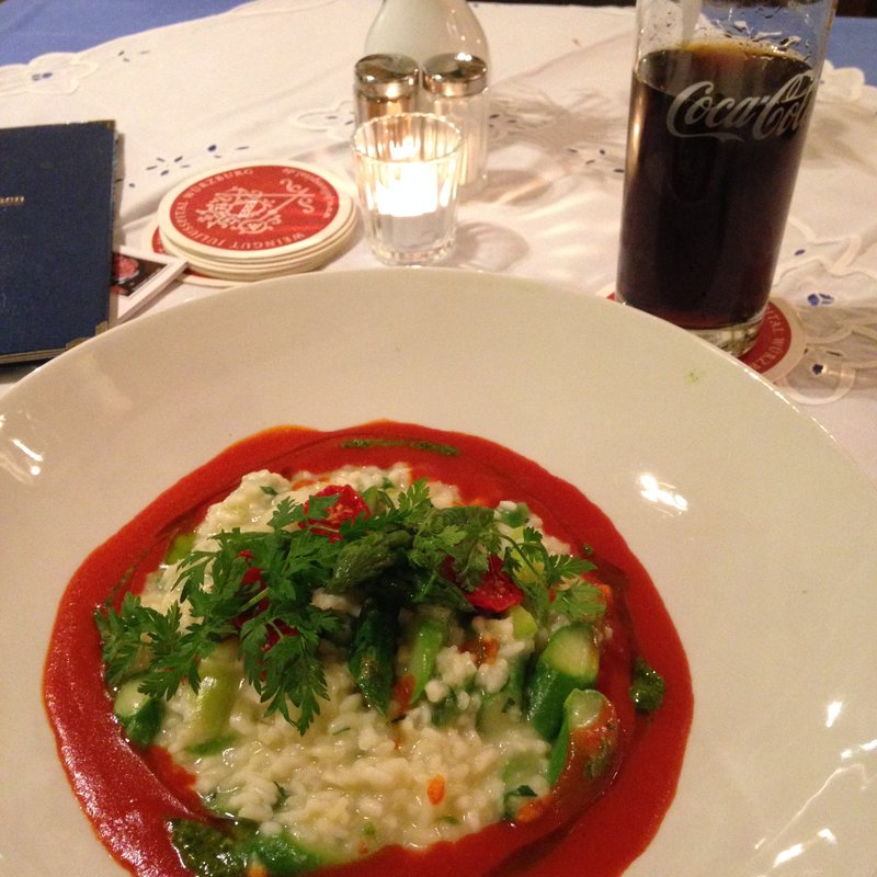 アスパラリゾット(Weingut Karl Braun Restaurant)