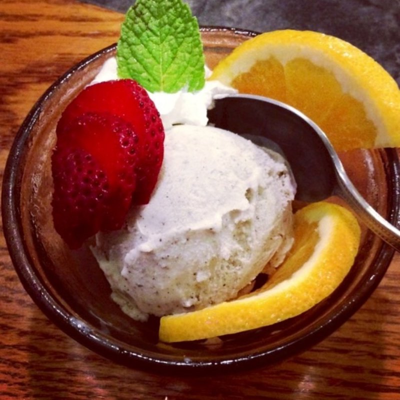 Black Sesame ice cream(Shin-Sen-Gumi Hakata Ramen)