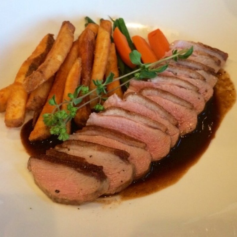 Pan Roasted Duck Breast Balsamic Sause(Azabu)