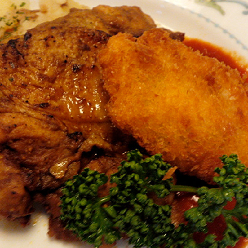 ピザ風チキン(中央区役所　グリル )