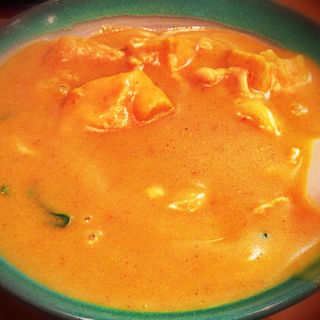 カレーうどん(手打うどん 錦)