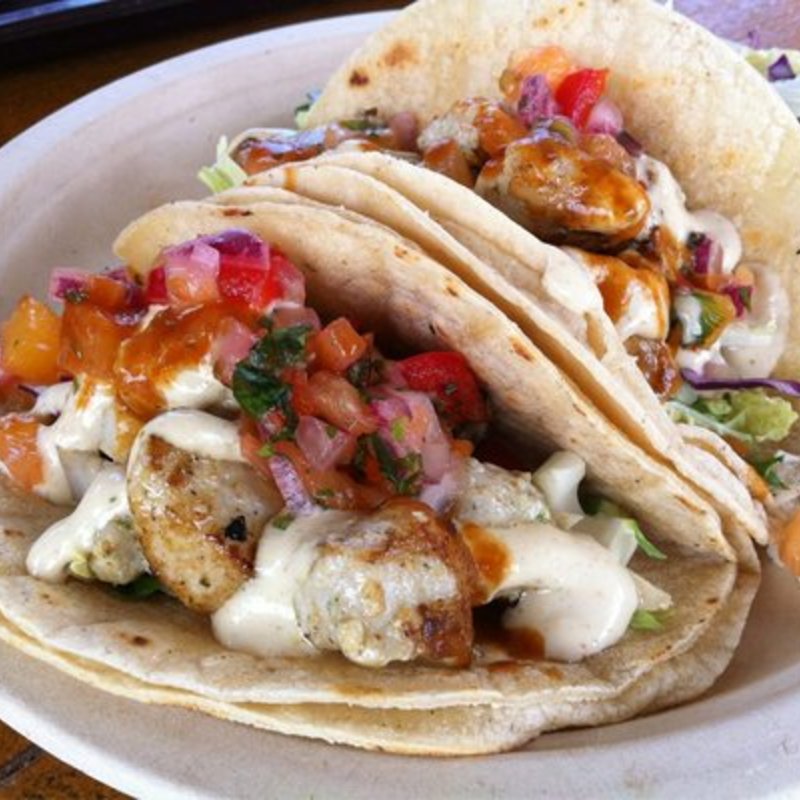 Fish tacos(Sweet Home Waimanalo Cafe   Market)