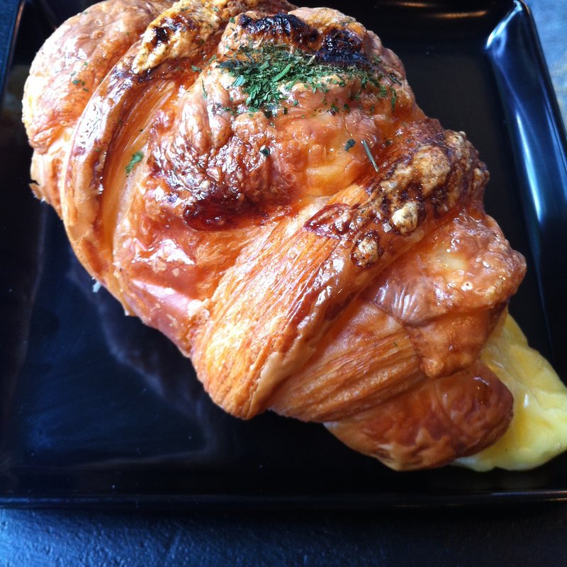 Cheese Croissant(caffeinated cabin)