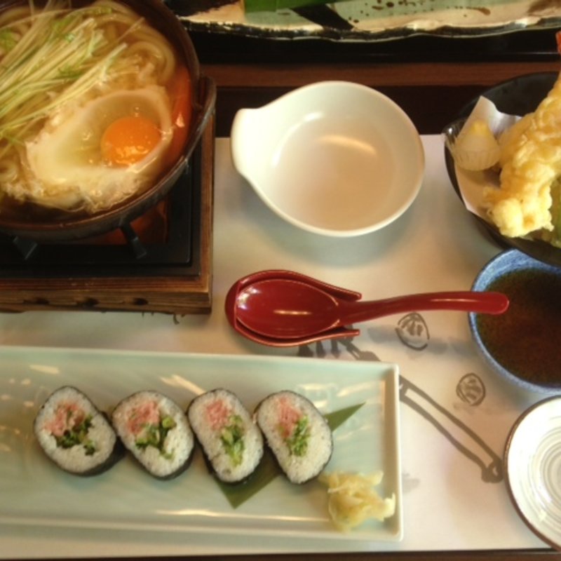 鍋焼きうどん定食(がんこ 岸和田五風荘 )