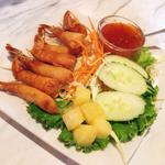 Fried shrimp roll