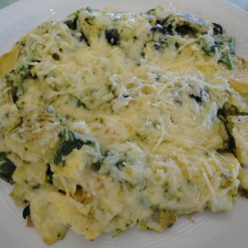 Spinach frittata(Cinnamon’s Restaurant)