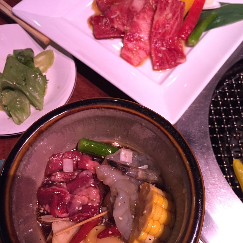 上カルビ焼＆壺漬ハラミ焼(叙々苑 新宿中央東口店)