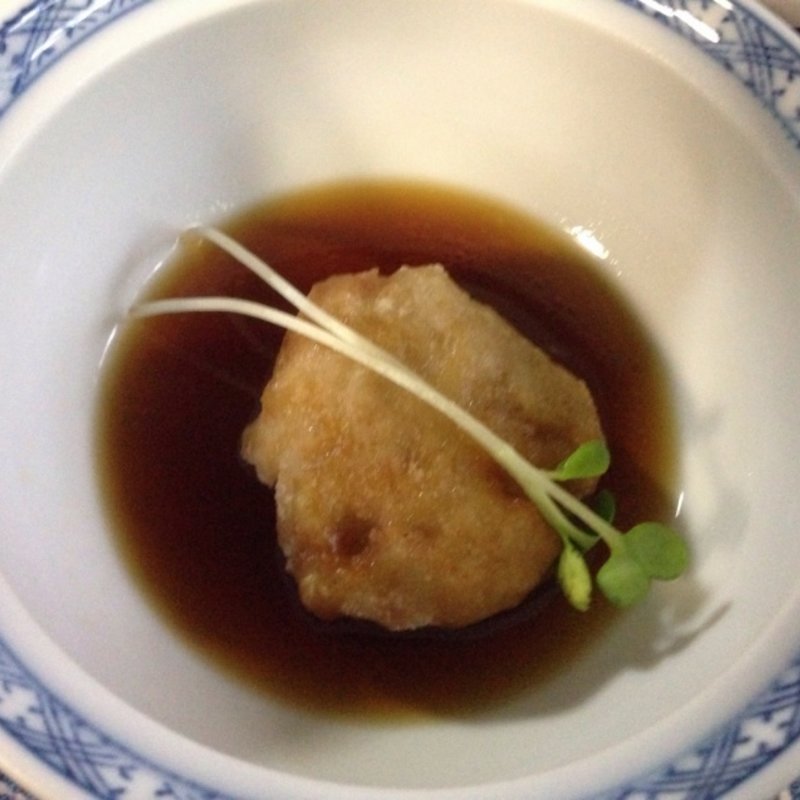 そばがきの揚げ出し(たからい)