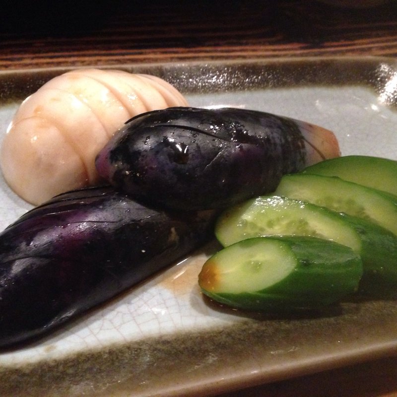 上新香 小皿(葉隠 はがくれ)