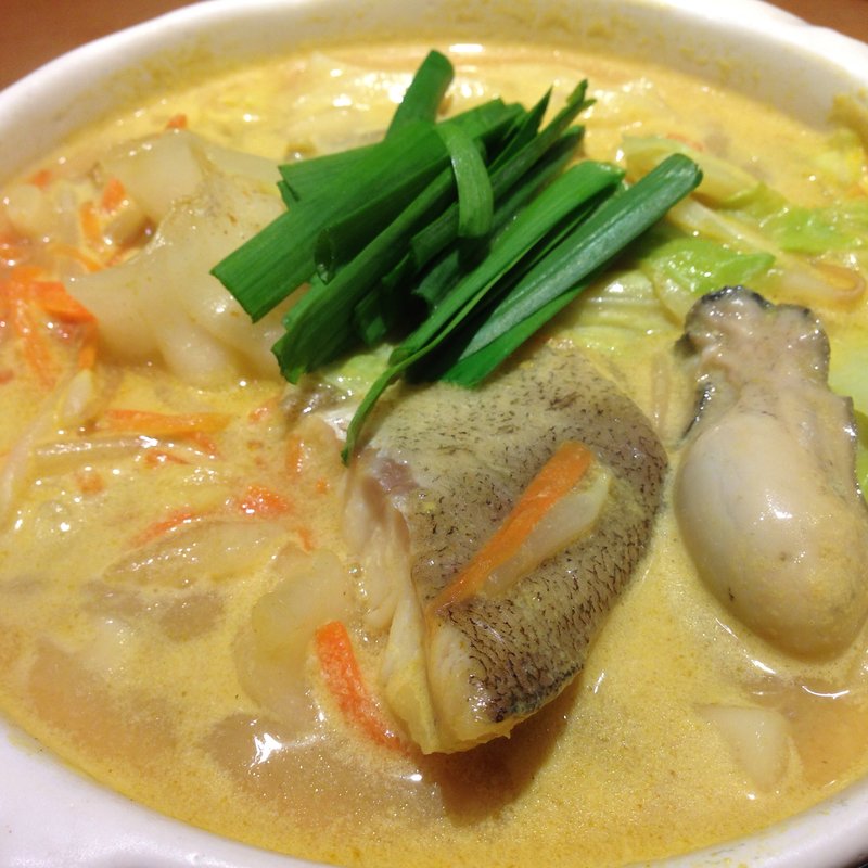 海鮮カレー煮込みうどん(千吉 表参道店)