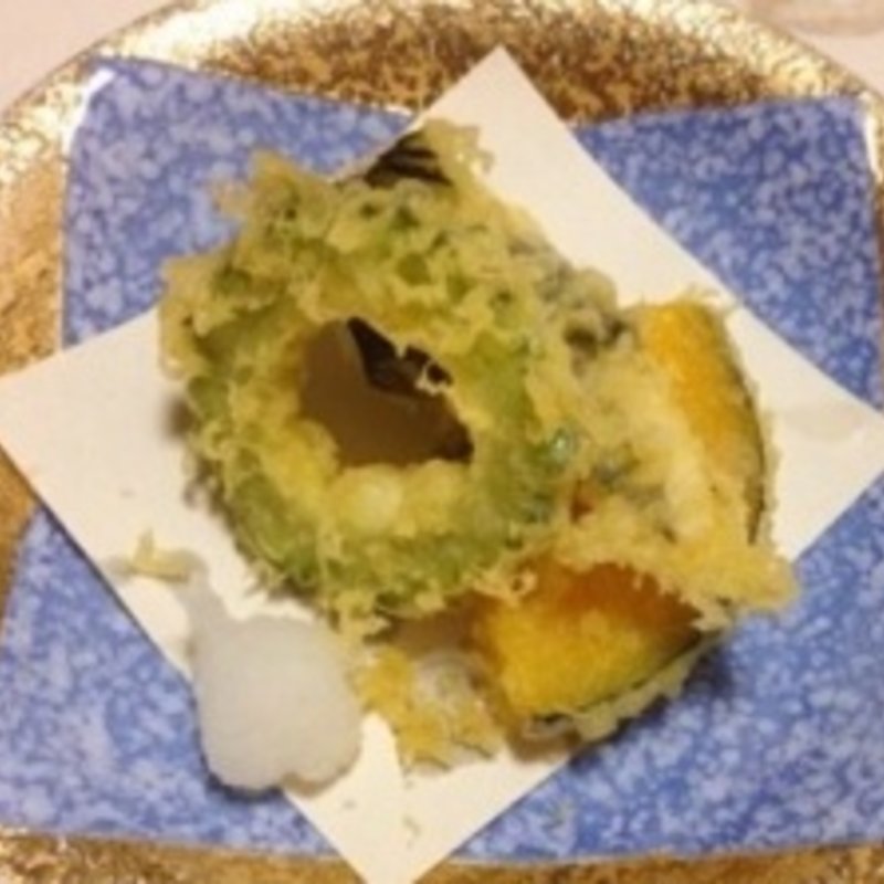ゴーヤの天麩羅(池家)