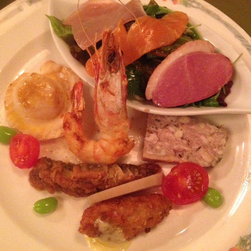 シェフお勧めオードブル盛り合わせ(レストラン ビストロ)