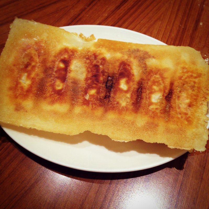 エビと豚肉入り焼き餃子(鼎泰豊)