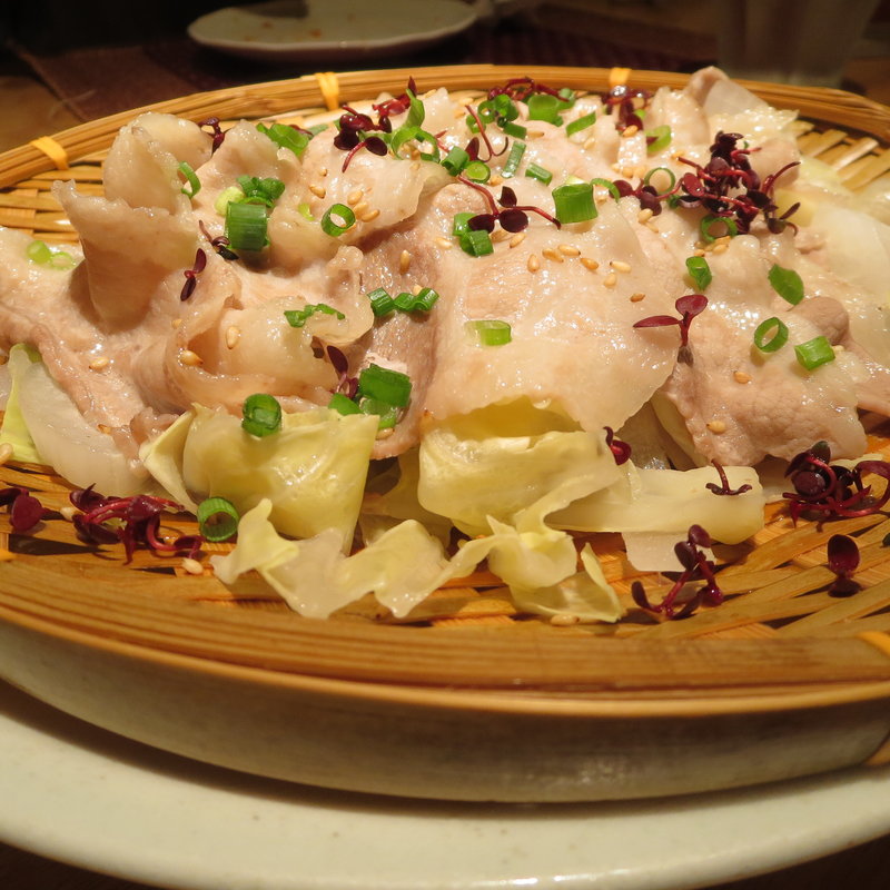 豚肉のざる蒸し(あえん)